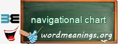 WordMeaning blackboard for navigational chart